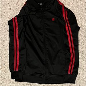 Red and Blue Athletic Sweaters